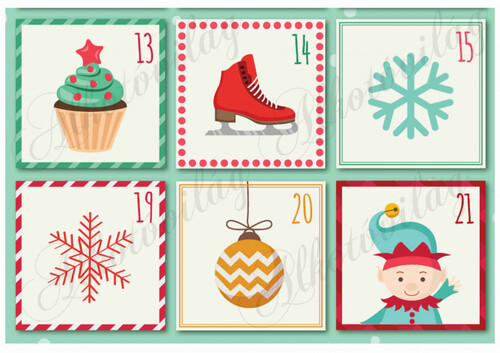 Színes adventi naptár nagyban 4. rész