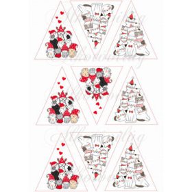 Karácsonyfák cuki cicákból - KARÁCSONYFADÍSZHEZ