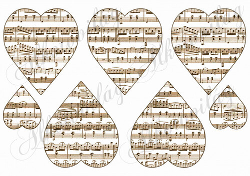 Barna kottás duci szívek