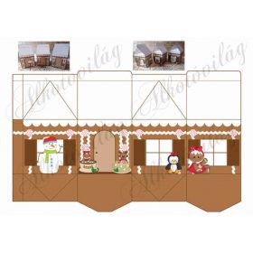 Hajtogatható mézeskalácsház 2