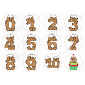 Mézeskalács számok 0-10