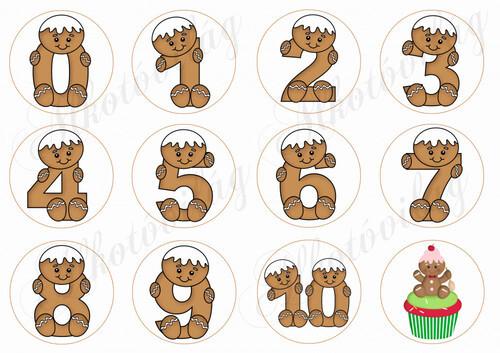 Mézeskalács számok 0-10