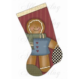 Mikuláscsizma mosolygós mézibabával