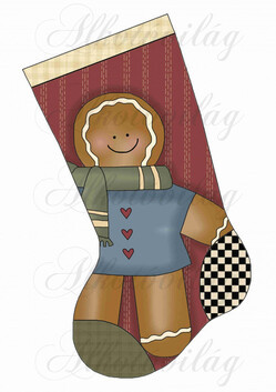 Mikuláscsizma mosolygós mézibabával