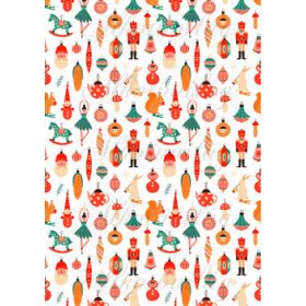 Retro karácsonyfadíszek diótörővel