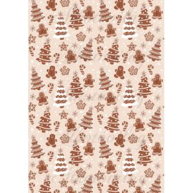 Mézibabák karácsonyfákkal, hópelyhekkel