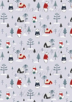 Jegesmacik kötött pulóverekben házikókkal