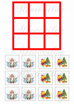 Amőba játék cuki cicával és mackóval