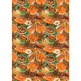   Karácsonyi hangulat narancsokkal, ánizs csillaggal, dióval, mogyóróval