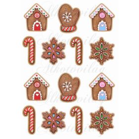 Mézeskalács figurák színes cukorkákkal KICSIBEN