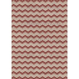 Bordó chevron csíkok kraft alapon