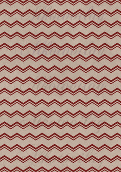 Bordó chevron csíkok kraft alapon