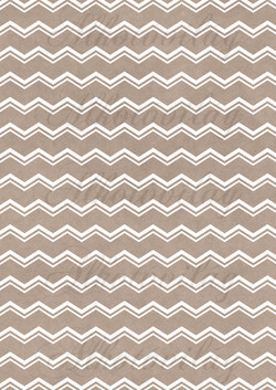 Fehér chevron csíkok kraft alapon