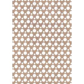 Fehér pöttyök kraft alapon