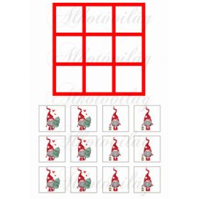 Amőba játék cuki manókkal