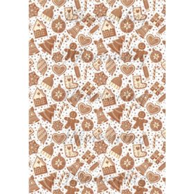 Mézeskalács házikók, fenyőfák, csengők, cukorkabotok