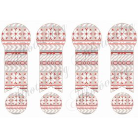 Könyvjelző alapok norvég mintával