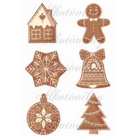 Díszített mézeskalács figurák nagyban