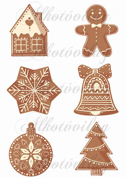 Díszített mézeskalács figurák nagyban