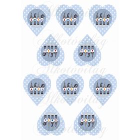 Manók 2022-es évszámmal pöttyös szívekben KICSIBEN