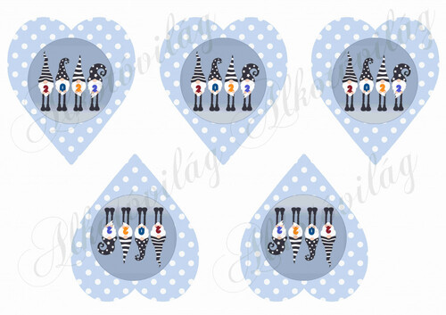 Manók 2022-es évszámmal pöttyös szívekben