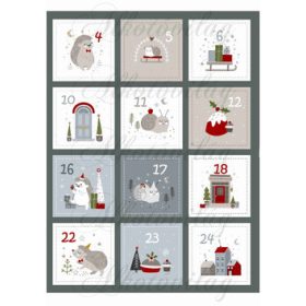   Adventi naptár sünivel és csigákkal - KÖZEPES MÉRETBEN - 2. rész