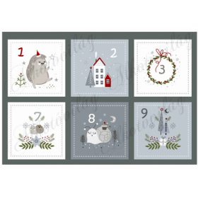 Adventi naptár sünivel és csigákkal - NAGYBAN - 1.rész