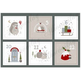 Adventi naptár sünivel és csigákkal - NAGYBAN - 2.rész