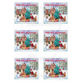 Karácsonyi képek cuki mikulássapkás kutyusokkal