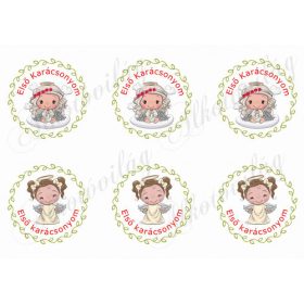 Szépséges angyalkák - ELSŐ KARÁCSONYOM felirattal