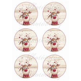 Rénik fa alapon 8,5 cm körökben