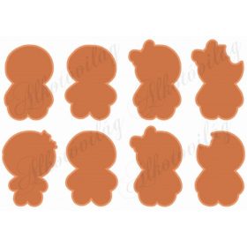   Tüneményes mézeskalács babák szájjal - HÁTTÉR ÁRNYÉKKAL HÁTULJA