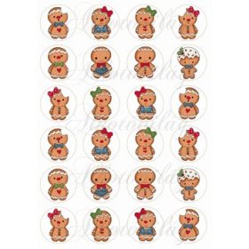 Tüneményes mézibabák körökben - 4,5 cm