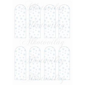 Könyvjelzők hópelyhekkel - KICSIBEN