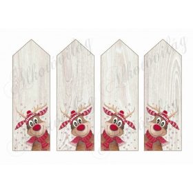 Cuki rénis fa alapú könyvjelzők NAGYBAN