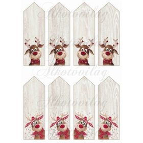 Cuki rénis fa alapú könyvjelzők