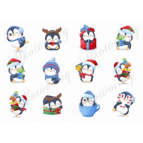 Tüneményes karácsonyi pingvinek