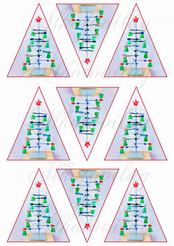 Kémiai karácsonyfa laborosoknak
