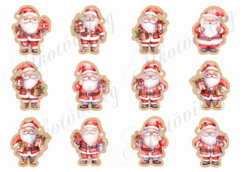 Cuki mézeskalács mikulások csomagokkal