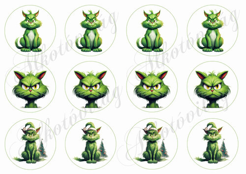 GrincsCic 6 cm körökben