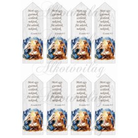 Betlehemes könyvjelző bibliai idézettel - 13 x 4,3 cm