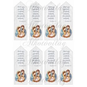 Betlehemes könyvjelző bibliai idézettel 2 - 13 x 4,3 cm