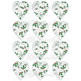 Szívek magyal levelekkel -5,7 cm magas