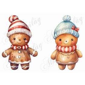 Tündéri mézeskalács babák 2 - 19 cm magas