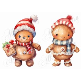 Tündéri mézeskalács babák 3 - 19 cm magas