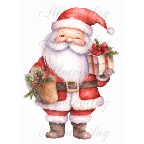 Párnablokk - vászontáska blokk Mikulással 10