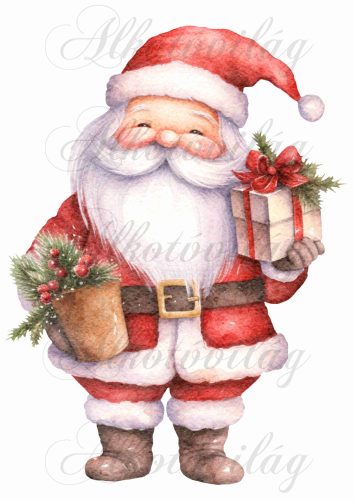 Párnablokk - vászontáska blokk Mikulással 10