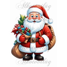 Párnablokk - vászontáska blokk Mikulással 3