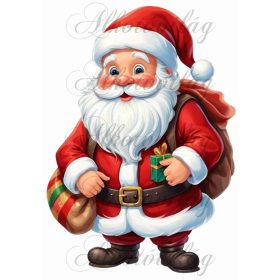 Párnablokk - vászontáska blokk Mikulással 4