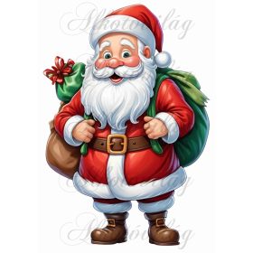 Párnablokk - vászontáska blokk Mikulással 5